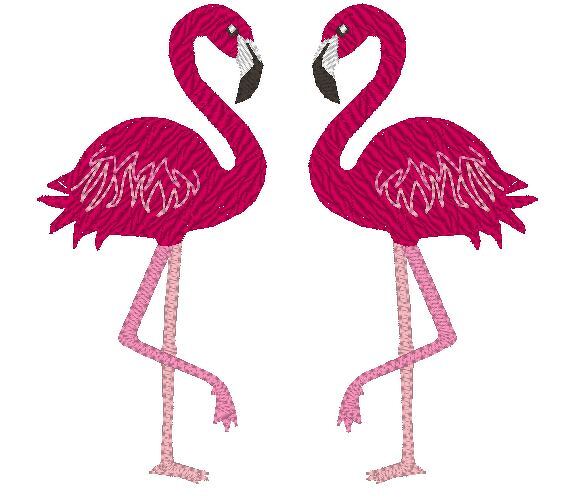 Stickdatei Flamingo - Bild 5