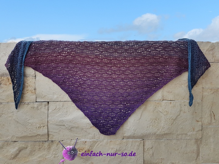 Häkeltuch Wellenklang