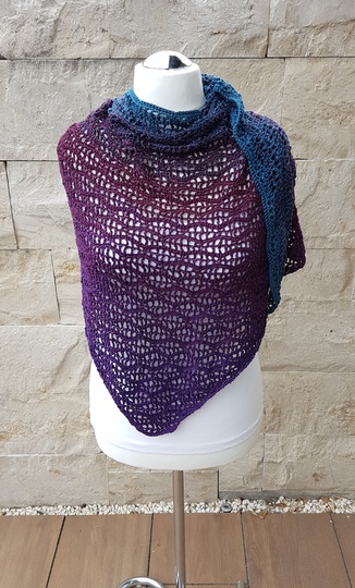 Häkeltuch Wellenklang