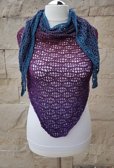 Häkeltuch Wellenklang