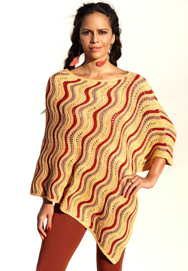 Strickanleitung Poncho Simonita