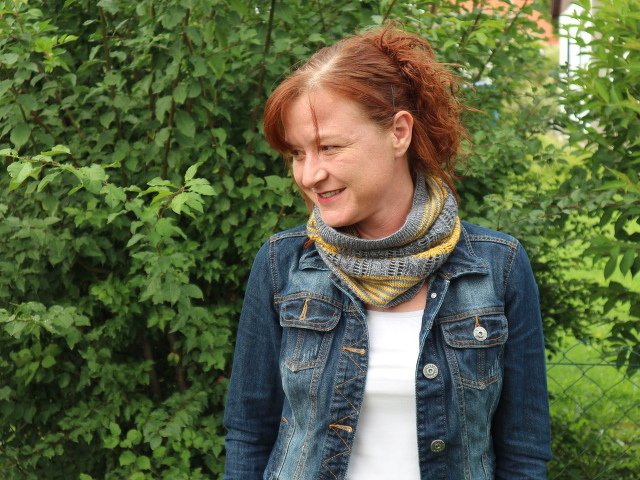 Einfache Strickanleitung für einen Schlauchschal / Cowl - Bild 12