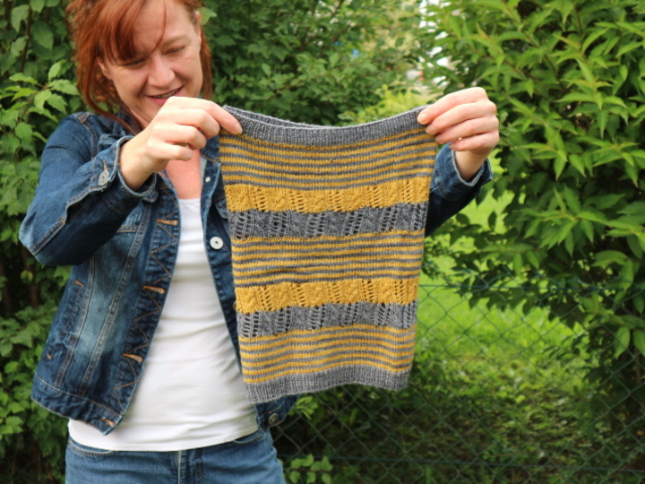 Einfache Strickanleitung für einen Schlauchschal / Cowl