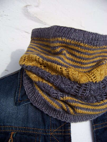 Einfache Strickanleitung für einen Schlauchschal / Cowl