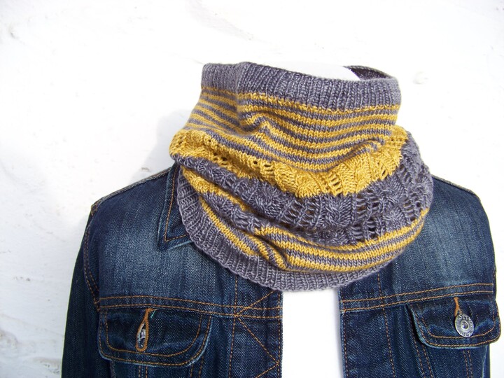 Einfache Strickanleitung für einen Schlauchschal / Cowl