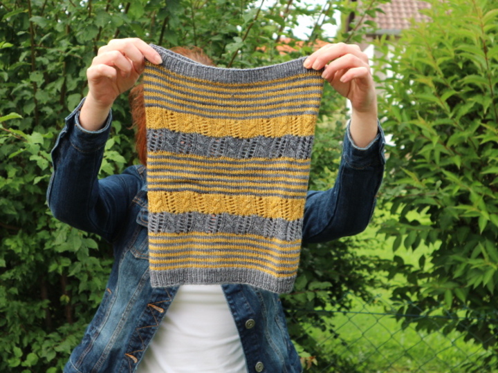 Einfache Strickanleitung für einen Schlauchschal / Cowl