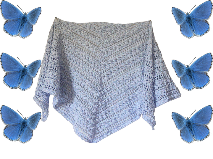 Romantic Eisprinzessin Crochet Shawl Pattern