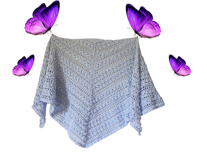 Romantic Eisprinzessin Crochet Shawl Pattern