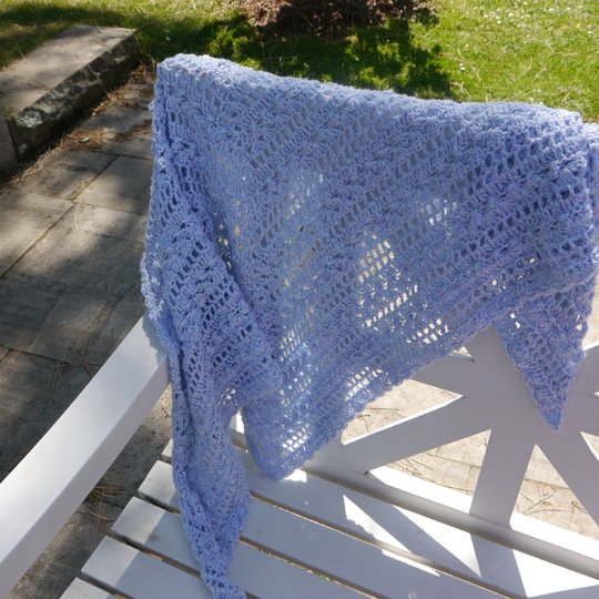 Romantic Eisprinzessin Crochet Shawl Pattern