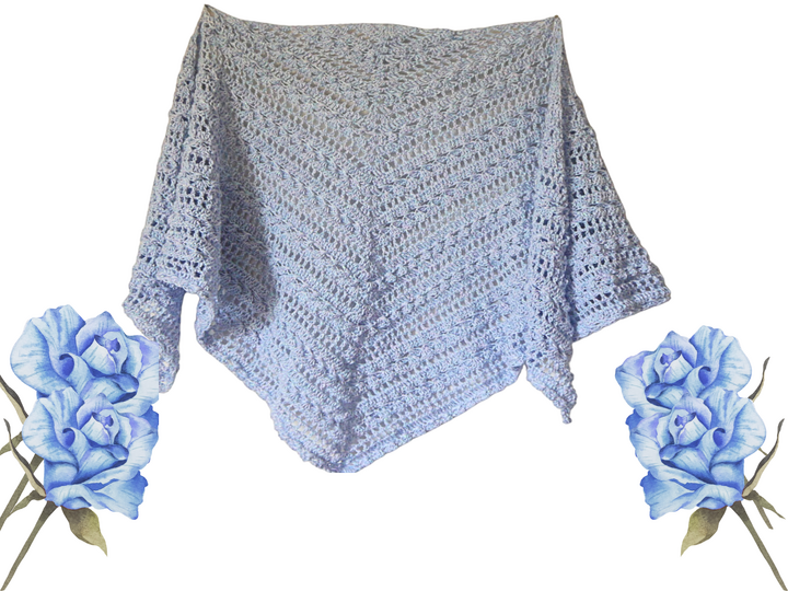 Romantic Eisprinzessin Crochet Shawl Pattern