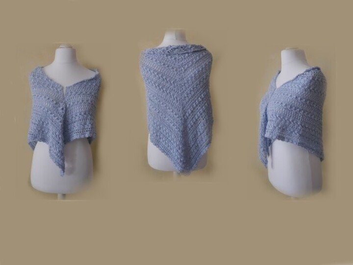 Romantic Eisprinzessin Crochet Shawl Pattern