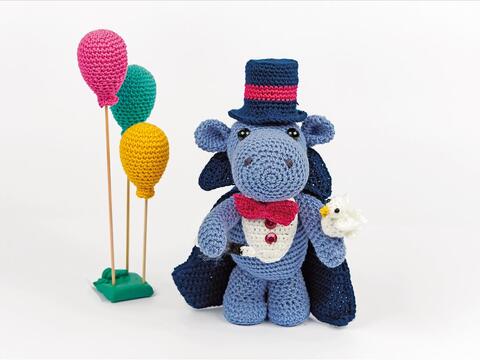 Häkelanleitung Amigurumi "Der große Hippodini"