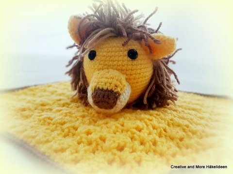 Häkelanleitung Schnuffeltuch Löwe