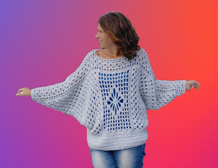 Häkel-Pulli HYGGE (für alle Größen)