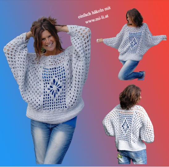 Häkel-Pulli HYGGE (für alle Größen)