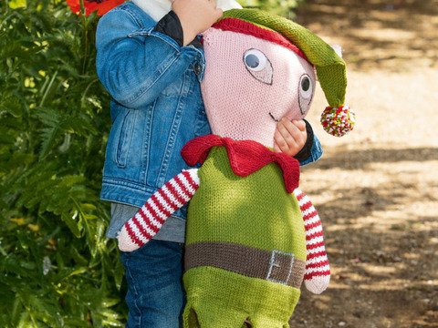 Strickanleitung Kuschelelf "Jonas"
