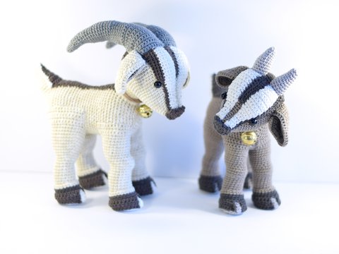 Haekelicious Ziege und Ziegenbock