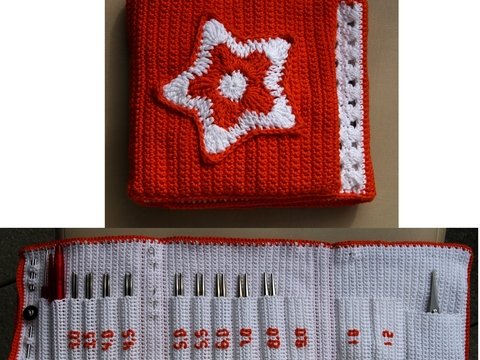 Häkelanleitung praktische Stricknadeltasche