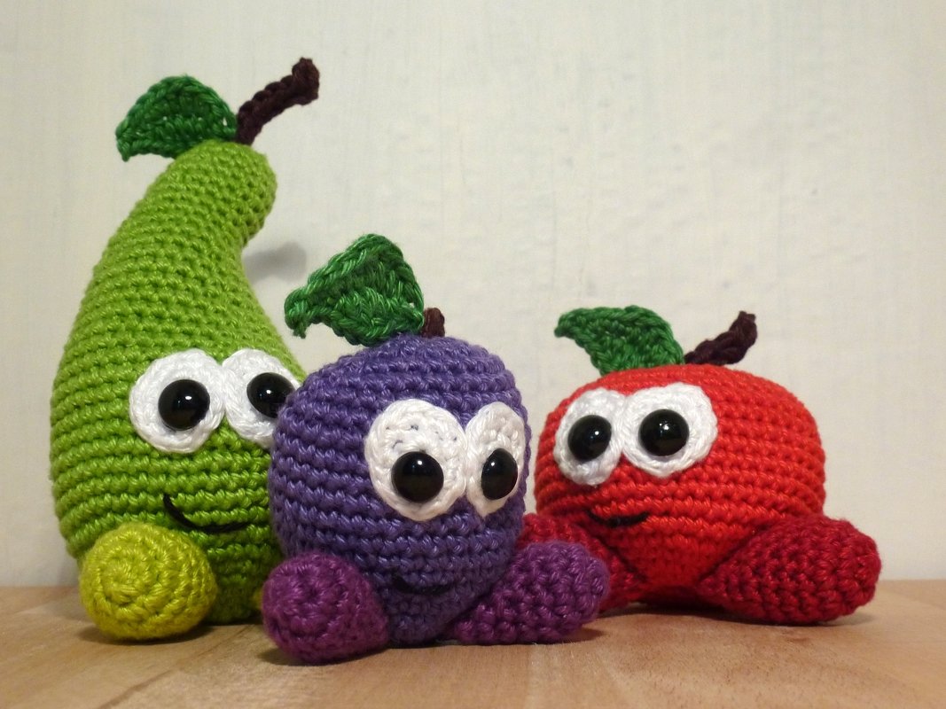 Häkelanleitung freche Früchtchen - Herbst