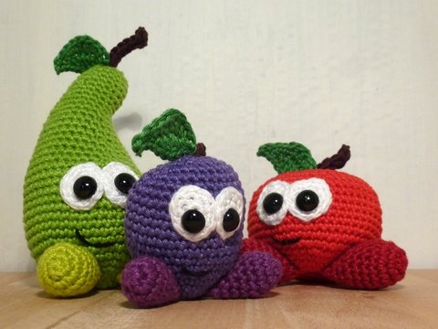 Häkelanleitung freche Früchtchen - Herbst