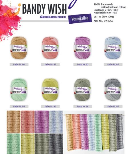 Seelenwärmer BELLONA aus Woolly Hugs BANDY WISH gehäkelt