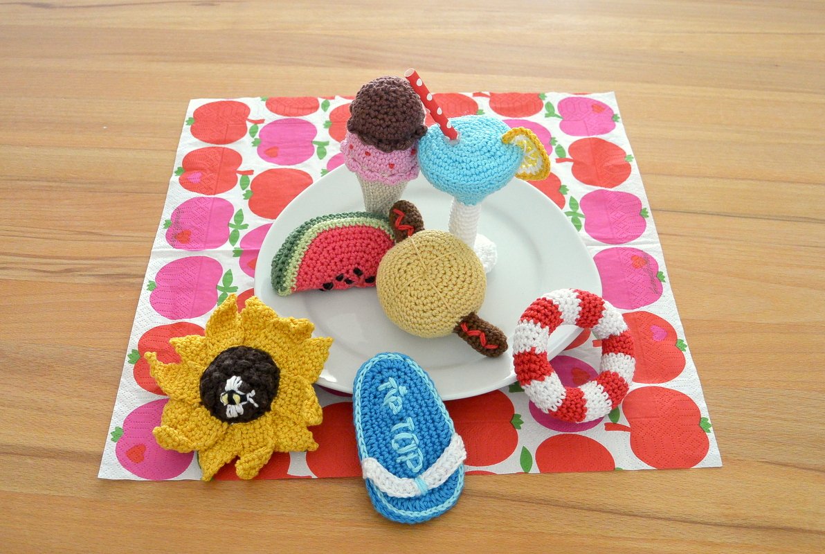 Häkelanleitung: Sommer-Girlande oder Deko (130 cm) - Bild 2