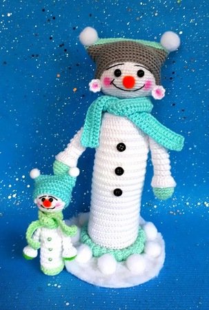 NobleWorks Lustige Weihnachts-Dankeskarte – Schneemann Design, 12,7 X 17,8 Cm Mit Umschlag