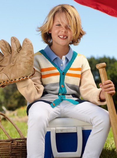 Strickanleitung Kinder-Cardigan Adrian
