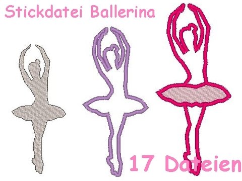 Stickdatei Ballerina