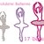 Stickdatei Ballerina