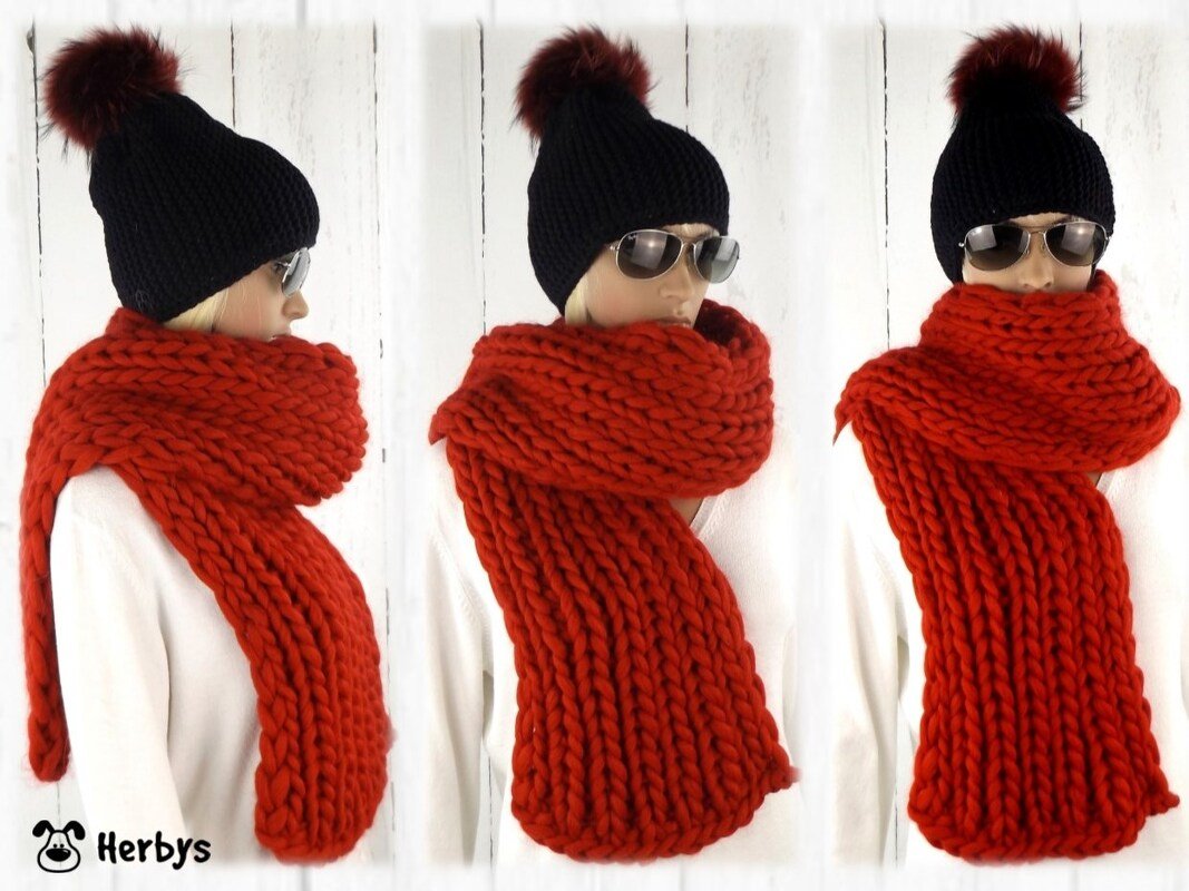 Strickanleitung XXL – Schal „Monster"