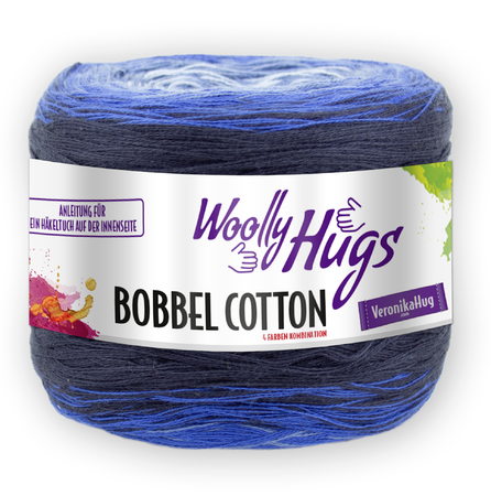 Stola "Mengenlehre" mit 1 Bobbel Woolly Hugs-COTTON häkeln