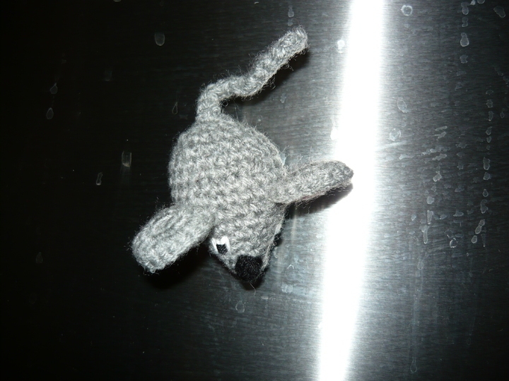 Häkelanleitung Maus Magnet