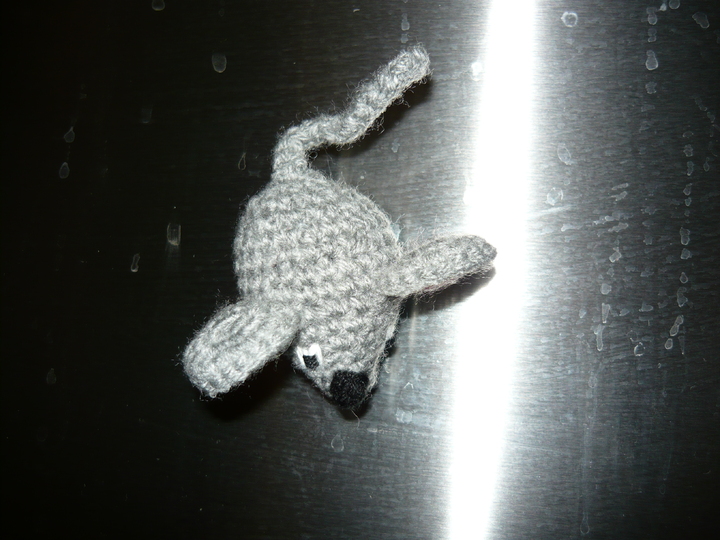 Häkelanleitung Maus Magnet