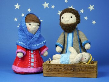 Holy Family / Nativity Set / knitting pattern