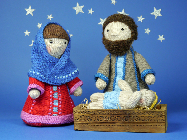 Holy Family / Nativity Set / knitting pattern