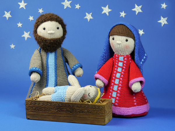 Holy Family / Nativity Set / knitting pattern