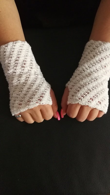 Häkelanleitung Loop "Herbstlust" & Pulswärmer - Bild 3