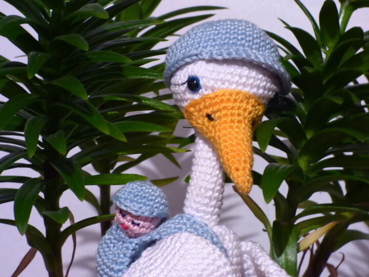 Häkelanleitung Storch Adebar