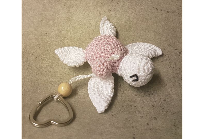 Häkelanleitung Schildkröte Karlinchen, Schlüsselanhänger, Schnullerkette etc.