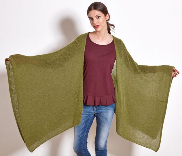 Gestricktes Cape "Jamie"
