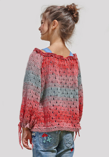 Gestrickter Mädchenpullover "Milla"