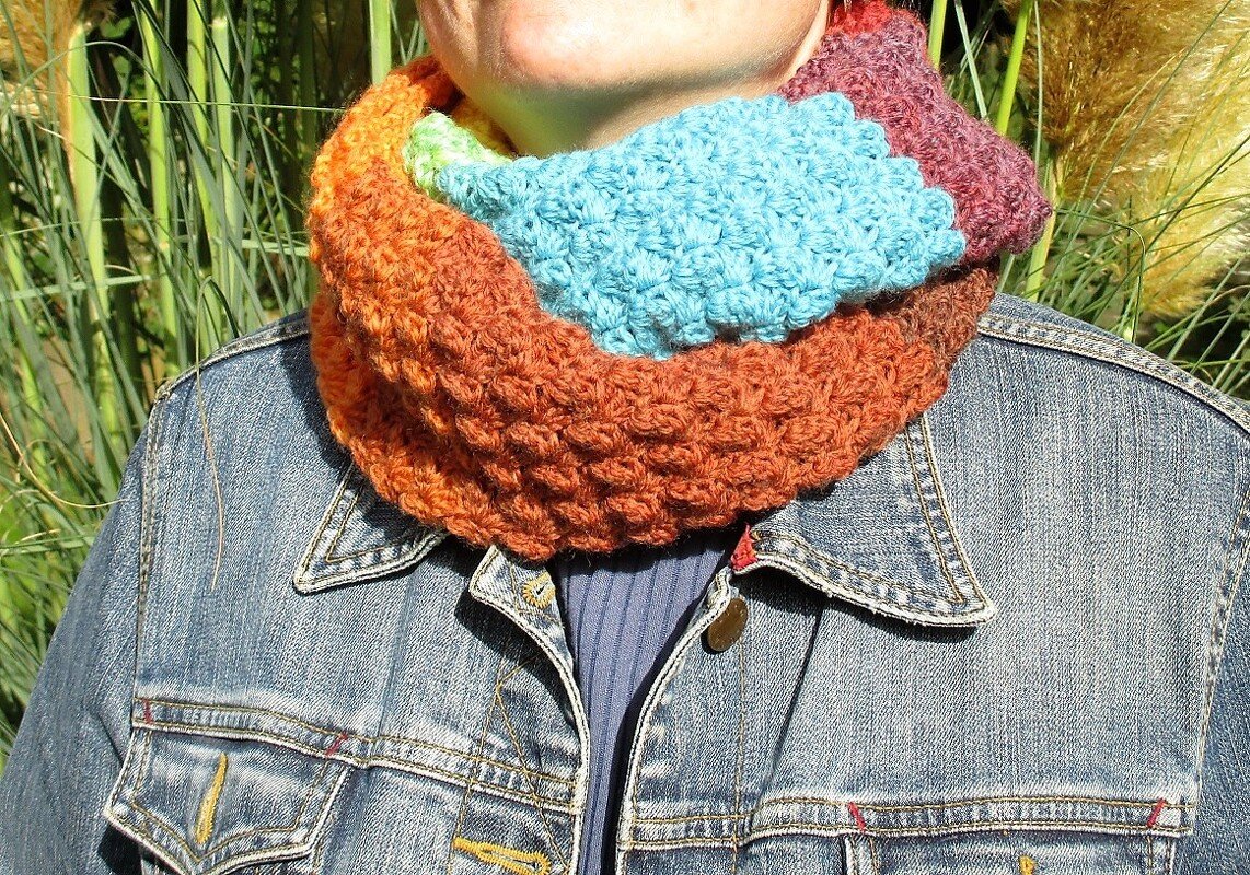 Häkelanleitung Kuschel-Loop AUTUNNO COLORATO - Bild 2