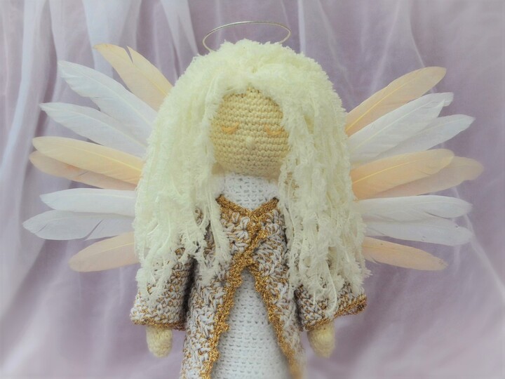 Engel Xxl mit abnehmbaren Flügeln Schutzengel Deko Weihnachten Weihnachtsengel Kantenhocker