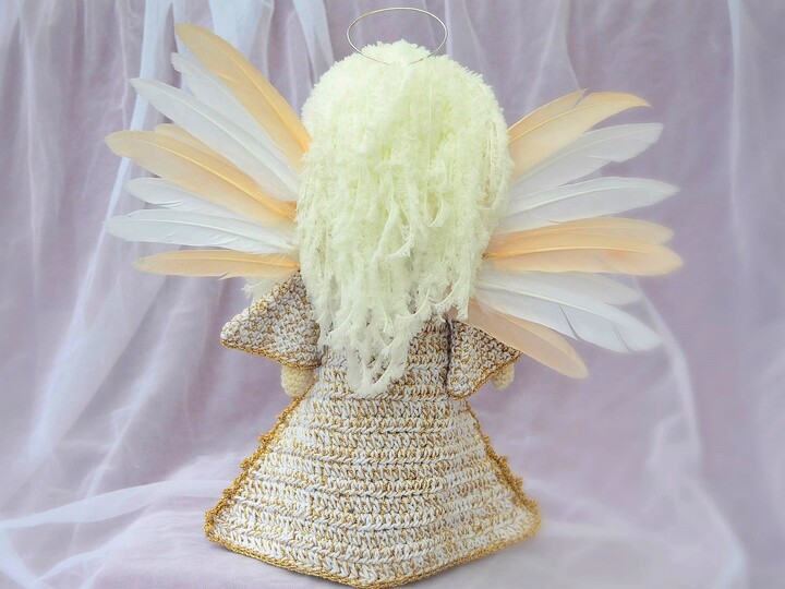 Engel Xxl mit abnehmbaren Flügeln Schutzengel Deko Weihnachten Weihnachtsengel Kantenhocker