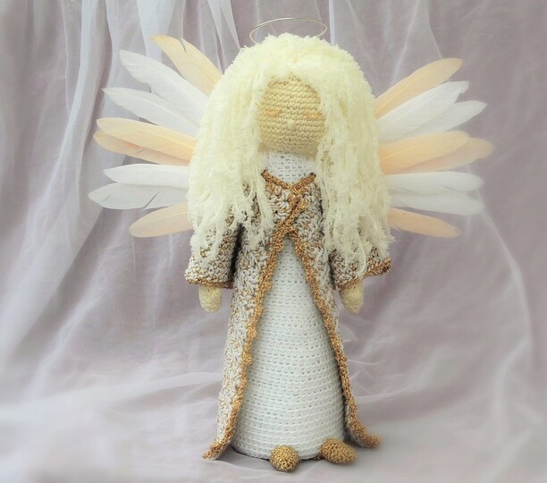 Engel Xxl mit abnehmbaren Flügeln Schutzengel Deko Weihnachten Weihnachtsengel Kantenhocker