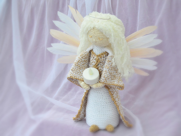 Engel Xxl mit abnehmbaren Flügeln Schutzengel Deko Weihnachten Weihnachtsengel Kantenhocker