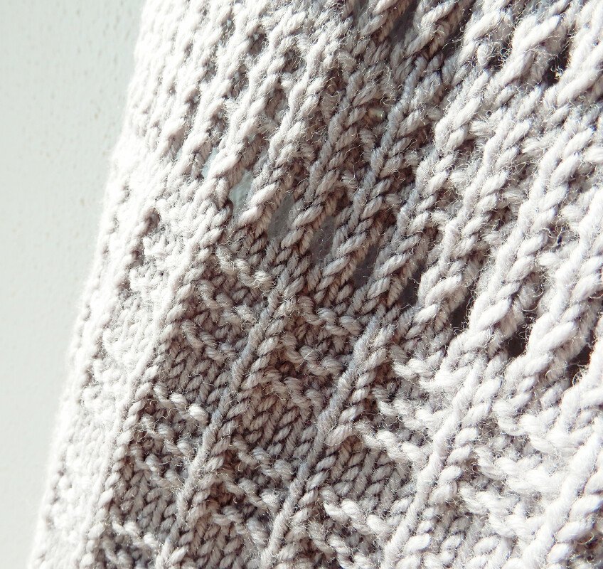 Strickanleitung - Loop - Schal "Eminence Grise" - Bild 5