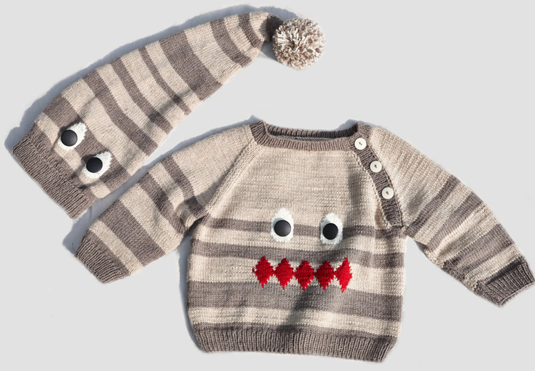 Set Lucius - Zipfelmütze und Pullover