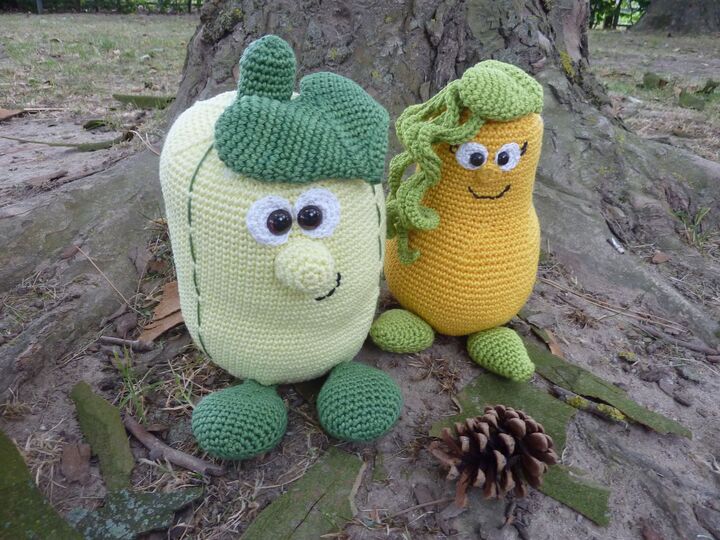 Häkelanleitung - Karl und Karla Kürbis